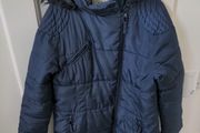 NEXT girls long navy jacket