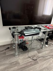 Glass TV unit