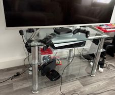Glass TV unit