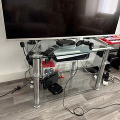 Glass TV unit