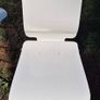 6 IKEA White Gilbert Dining Chairs for sale Image 7