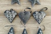 Grey Felt Decorations