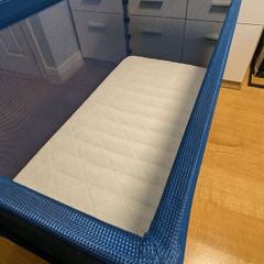 IKEA FLITIG Baby Cot / Toddler Bed with Mattress