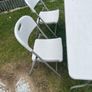 Outdoor 1x Table & 4 x Chairs Foldable type Image 2