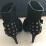 Pre-loved Black Stiletto Ankle Boots-Size 4 Image 5