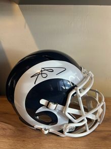 Aaron Donald signed NFL LA Rams Full Size Helmet