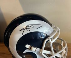 Aaron Donald signed NFL LA Rams Full Size Helmet
