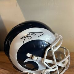 Aaron Donald signed NFL LA Rams Full Size Helmet
