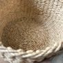 New leather Zara home rigid 21cm x 12cm basket with leather handle Image 8