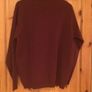 Mens jumper. Size Medium. Wine. New Image 3