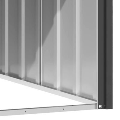 FREE EXPRESS SHIPPING Dog House Anthracite 116.5x153x81.5 cm Galvanised Steel