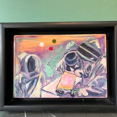 Oil on Board painting - Framed