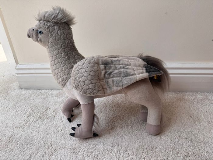 Buckbeak Hippogriff Plush Harry Potter Noble Collection Plush approx. 30 cm. Used Please see photos