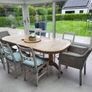 Beautiful Solid Wood Dining Table & 6 Chairs Image 3