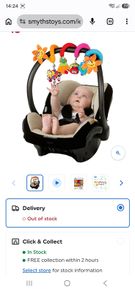 Sensory carseat/stroller toy