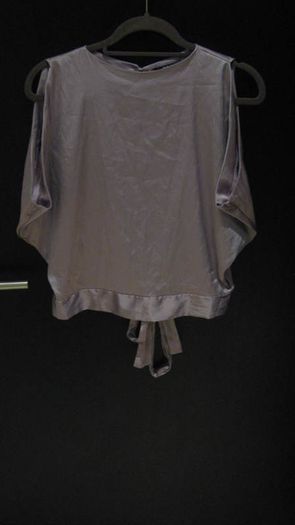 CBR ladies lilac/mauve/mink colured satin style top size medium