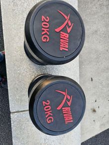 20kg dumbells pair