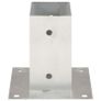 Post Anchors 4 pcs Galvanised Metal 71 mm Image 4