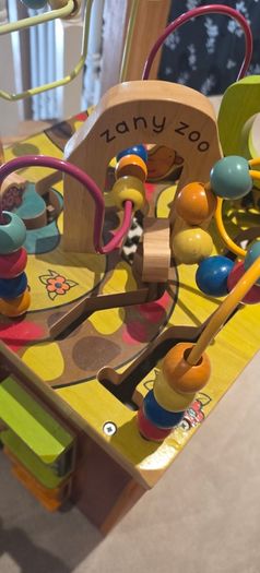 Battat Zany Zoo Wooden Activity Cube