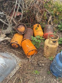 gas bottles