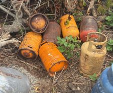 gas bottles