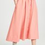 CHINTI & PARKER Gathered dust pink skirt with pockets Image 5