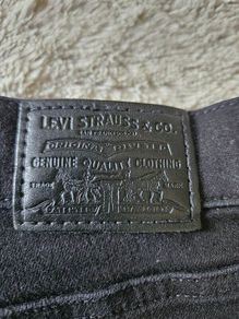 Womens black levis high rise bootcut jeans