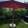 Garden umbrella with base Image 3