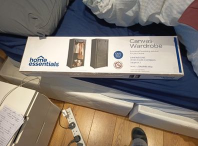 canvas wardrobe
