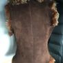 Real shearling waistcoat, good condition, size 10 Image 2
