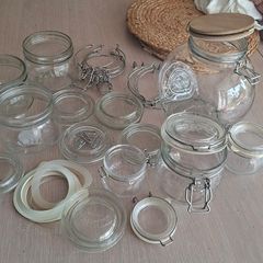 Glass jars