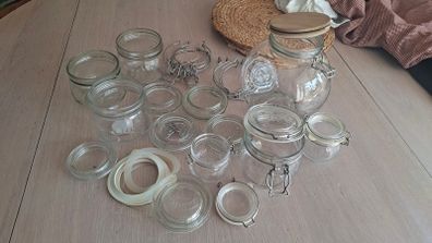Glass jars