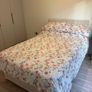 Small double bed with comfy dream orthopaedic memory foam mattress and headboard Image 7