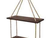 BRAND NEW Floating Wall Hanging Shelves Wood Storage Rack Home Decor Plants Photos Decorations Display