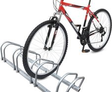 4 Bike Stand Floor or Wall mounted bike rack for garage Bicycle Parking rack Cycle Storage Locking Stand
