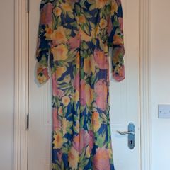 Gorgeous floral chiffon midi dress from Asos