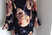 Joseph Ribkoff Beautiful Bell Sleeved Dress Size 12-14