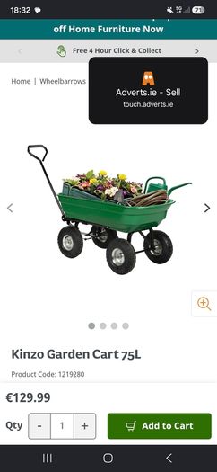 Trolley for Festivals or Garden work