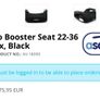 Asalvo Booster Seat Black Image 2