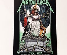 Metallica M72 Ireland - A3 Poster (Reprint)