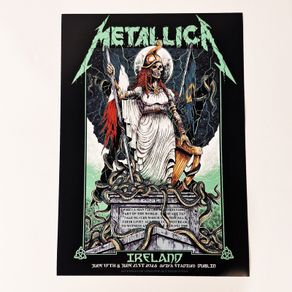Metallica M72 Ireland - A3 Poster (Reprint)