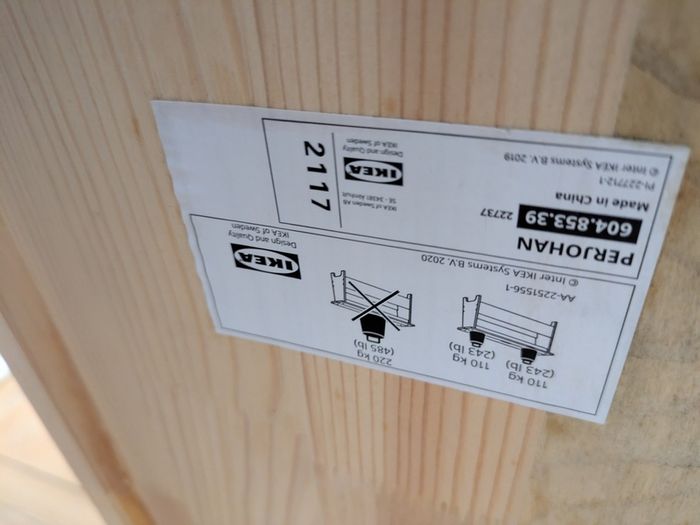 Ikea Perjohan Storage Bench