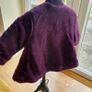 Purple Fur Girls Coat Age 6/12 mths Image 5