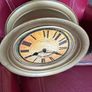 Rare Double Sided Brass Display Clock Image 3
