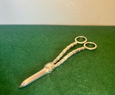 Victorian Grape Scissors Silver Plate