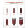 Oscillating Spindle Sander, 2000RPM Benchtop Spindle Sander with 6 Sleeves (12.7-76.2 mm), 16mm Stroke & 390 x 415 mm Wide Worktable for Furniture Image 2