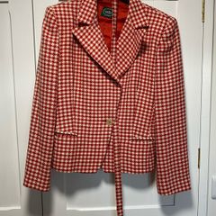 vintage houndstooth coat