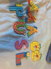 Wooden letters