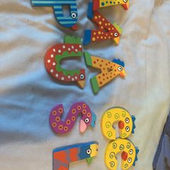 Wooden letters