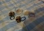 Big fluffy hair ties